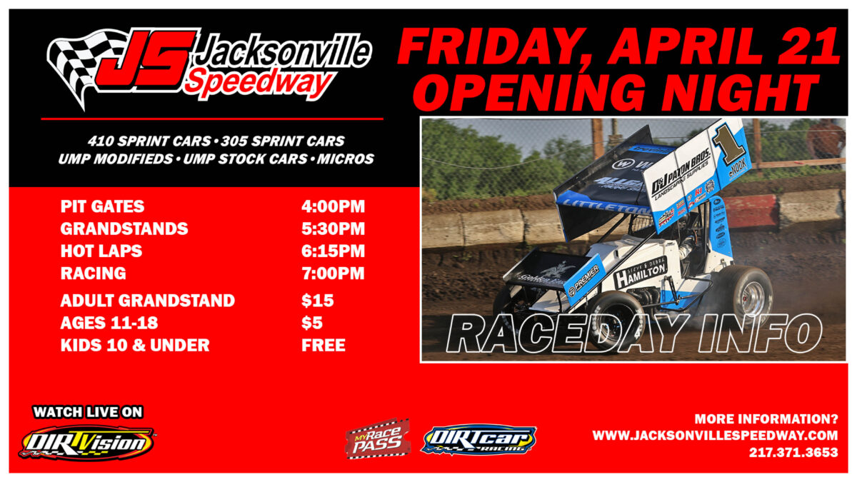 NEXT EVENT Jacksonville Speedway Official Site, Jacksonville Illinois