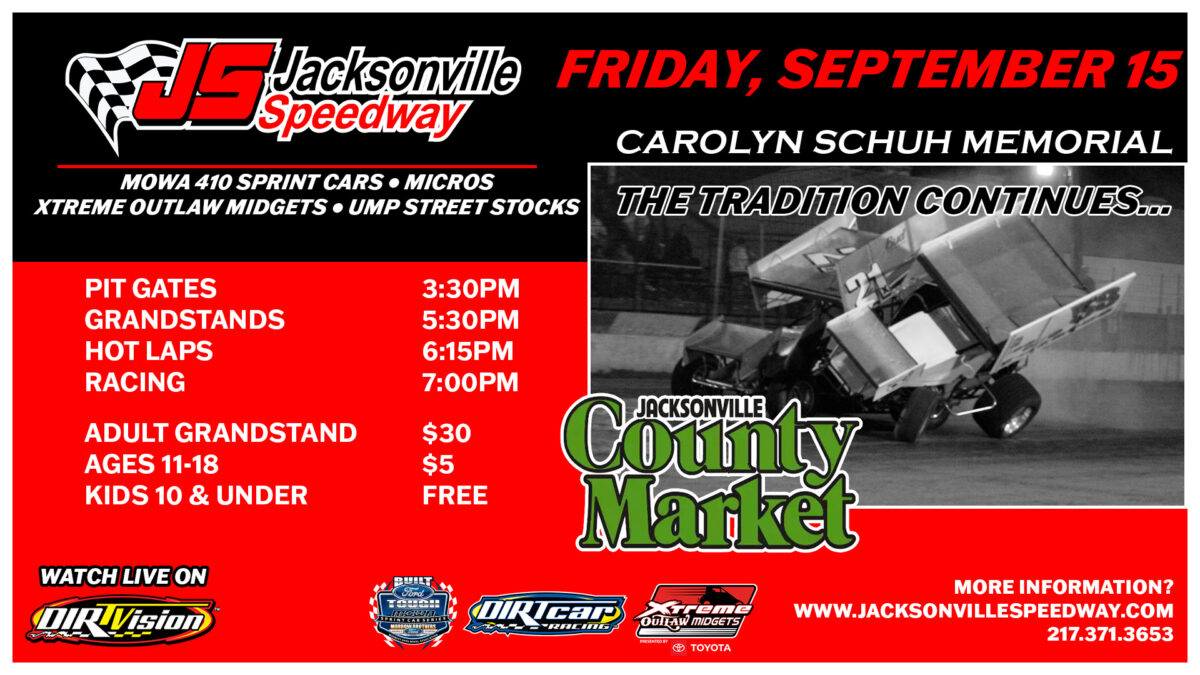 Jacksonville Speedway Official Site, Jacksonville Illinois