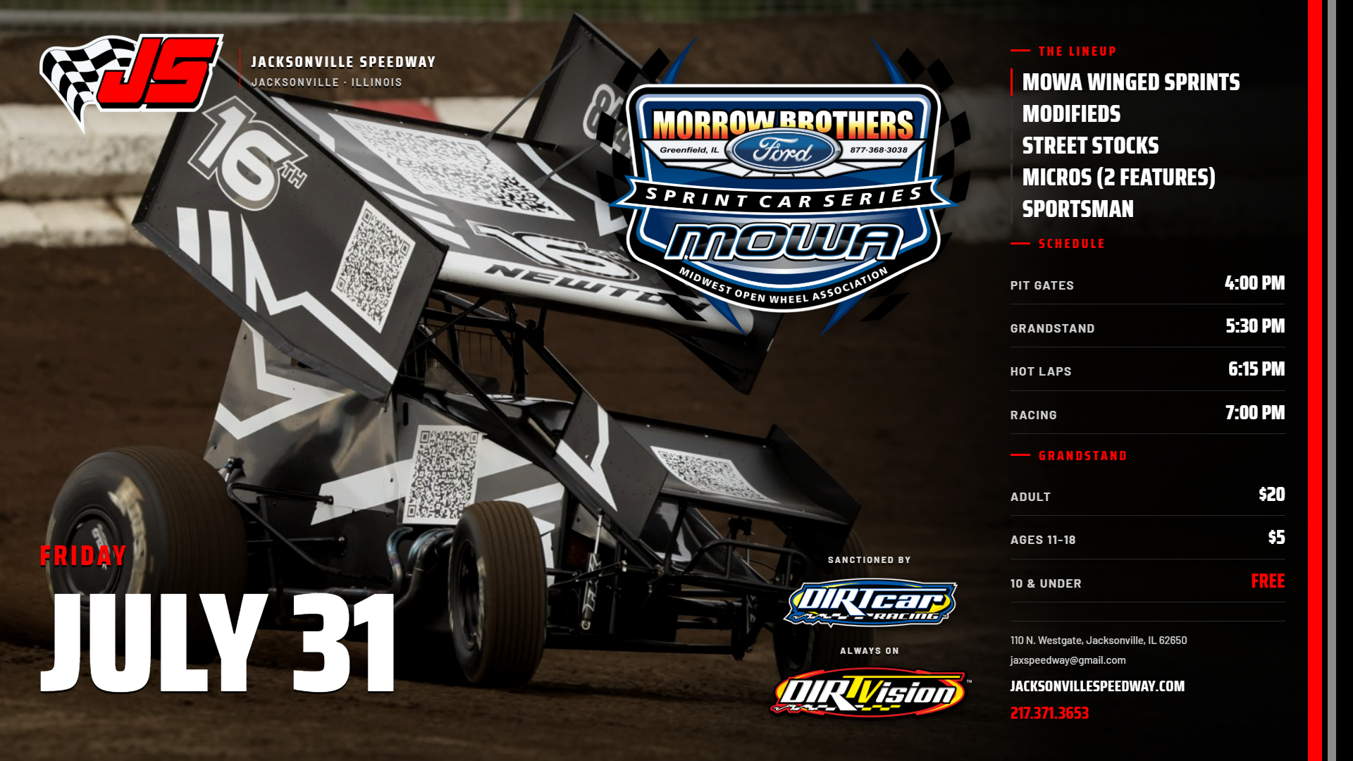 Morrow Brothers Ford MOWA Sprints